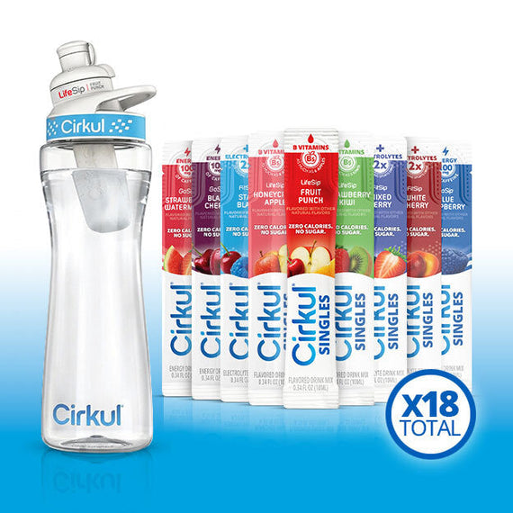 22oz. Plastic Bottle & GoSip® Black Cherry I2