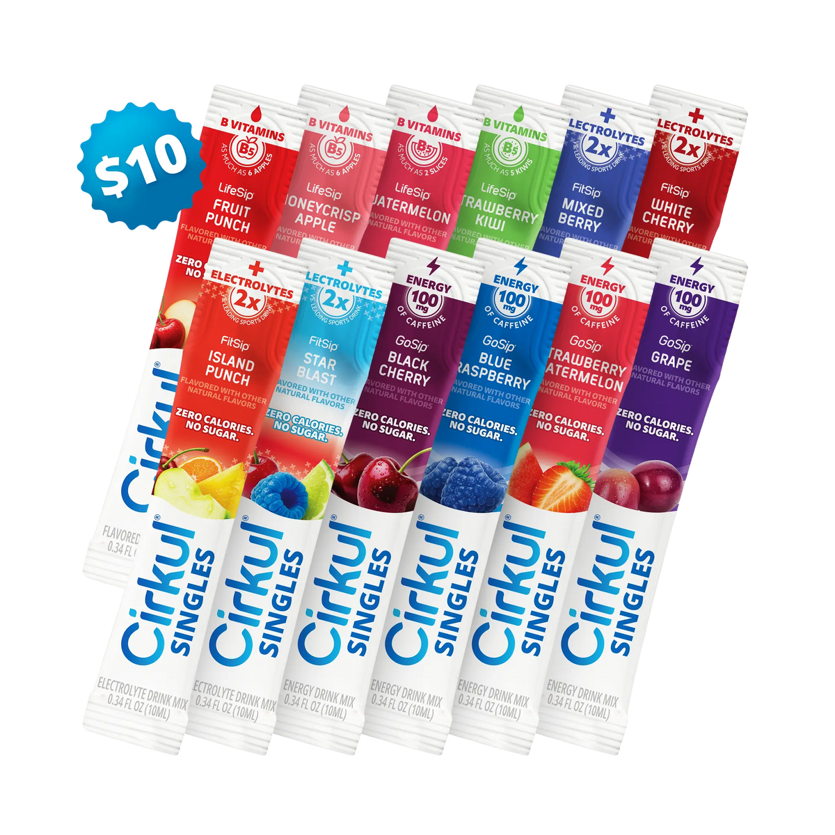 12-Pack Cirkul® Singles Variety Bundle